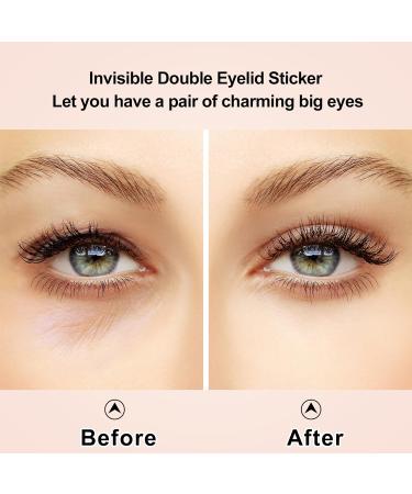 VOCOSTE Double Eyelid Stickers | 960 Pcs Invisible Eye Lift Tape with Fork & Tweezers | Perfect for Single & Asymmetrical Eyelids | International Shipping Available - Buy Online on SooperMarket.com