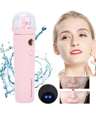 Cat Design Nano Facial Mister | Unclogs Pores, Removes Dirt & Acne | Warm Winter Moisturizing Face Steamer | Deep Cleaning & Humidifier for Home (Pink) - Buy Online on SooperMarket.com
