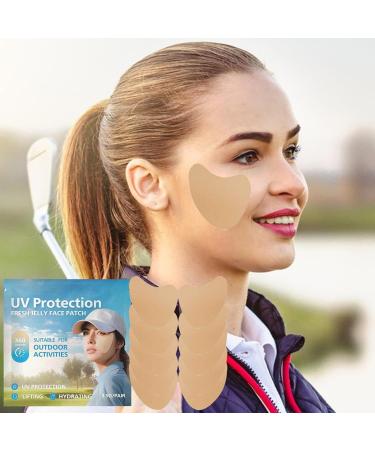 Teksome Sun Protection Face Patch - 5pair Facial Sunscreen Patch Comfortable UV Facial Patches Portable Clear UV Protection Face Patch for Outdoor - Buy Online on SooperMarket.com