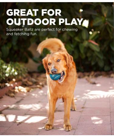 Outward Hound 8-Pack Squeaker Ballz Tennis Toys for Dogs | Small Squeaker Balls for Fetching | Interactive Dog Toys - Buy Online on SooperMarket.com
