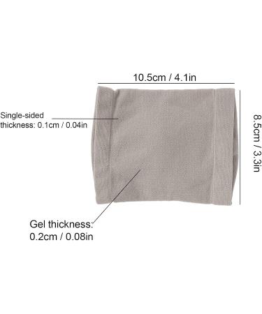 Angrek Heel Socks - 2 Pack Elastic Gel Moisture Socks | Breathable Toeless Spa Socks for Cracked Heels - Buy Online on SooperMarket.com