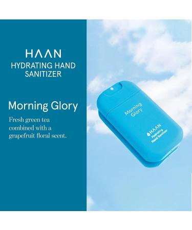 HAAN Hydrating Hand Sanitizer with Aloe Vera Refill - 3.4 floz | Moisturizing Fresh Morning Glory Scent - Buy Online on SooperMarket.com