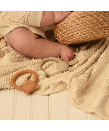 La'dore Baby Teething Toy - Soft Food-Grade Silicone Teether for Babies - Cute Bunny Shape - Easy to Clean - Infant Teething Ring - Buy Online on SooperMarket.com