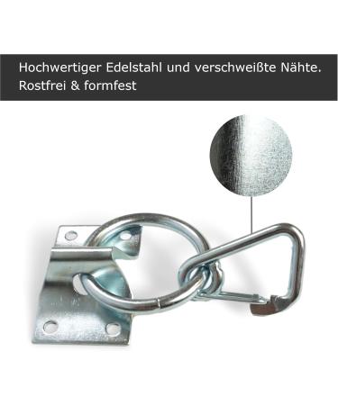 Augtop Stainless Steel Fastening Hooks for Horses & Cattle - Connect & Support with Screws & Dowels - Buy Online on SooperMarket.com
