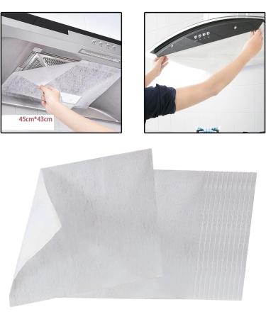 Vliesstoff Filter Papers Foldable FilterSheets Absorbent Filter Paper 12-Piece/Set Fits for Home Ranges Hoods - Buy Online on SooperMarket.com