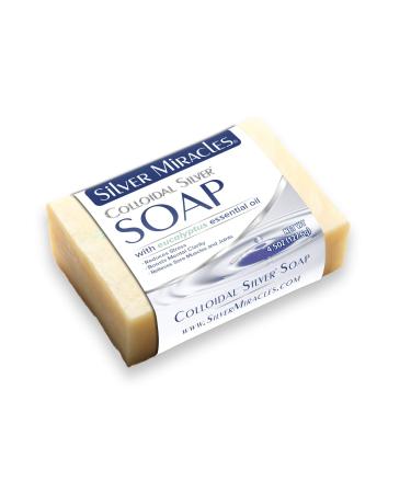 Silver Miracles Colloidal Silver Soap With Eucalyptus Essential Oil