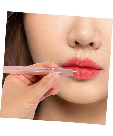 Balacoo Lip Makeup Brush - Retractable Lipstick Applicator Wands for Women | Double Head Concealer Brush | Pink Artificial Fiber - Buy Online on SooperMarket.com