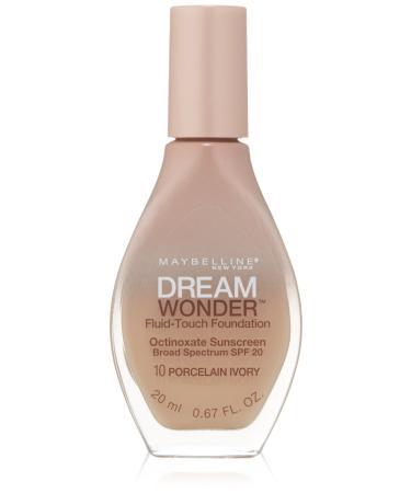 Maybelline New York Dream Wonder Fluid-Touch Foundation  Porcelain Ivory  0.67 Fluid Ounce