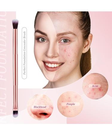 24 Pcs 2 in 1 Eyeshadow and Concealer Brush Set for Makeup Application - Buy Online on SooperMarket.com