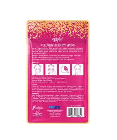 Epielle Collagen Under Eye Mask (60 Sheets) - Dark Circles and Puffiness Reduction for Mother's Day and Teacher Appreciation Gifts - Buy Online on SooperMarket.com