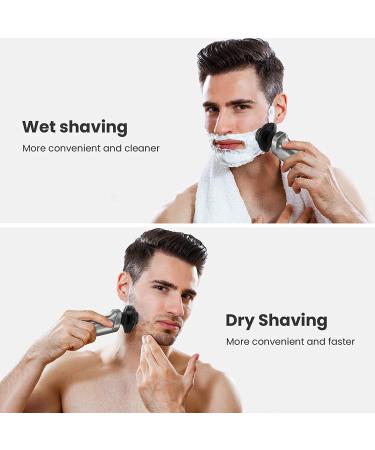 SweetLF 3-in-1 Electric Razor for Men - 5D Rotary Shaver, Waterproof, Type-C Charging, Metal Body - Buy Online on SooperMarket.com