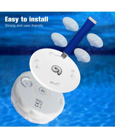 Pool Lights Shower Light Pond Lights Rechargeable Submersible LED Lights Spa Lights for Hot Tub LED Pool Light for Above Ground Pool Decorations Outdoor Waterproof 1 Pack 3.3'' - Buy Online on SooperMarket.com