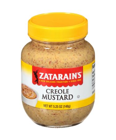 Zatarains Creole Mustard, 5.25 oz (Pack of 12) Creole Mustard 5.25 Ounce (Pack of 12)