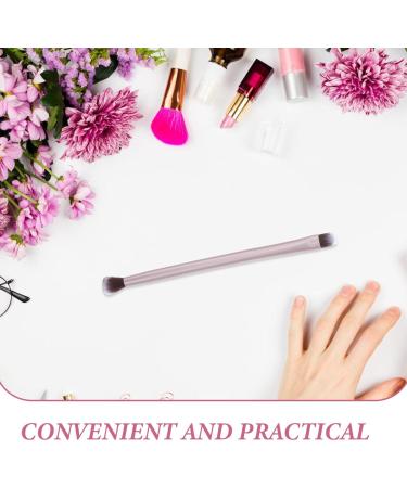 Baluue Eye Shadow Brush Blending Eye Brush Rose Gold Soft Synthetic Fibers Double-ended Eyeshadow Brush - Buy Online on SooperMarket.com