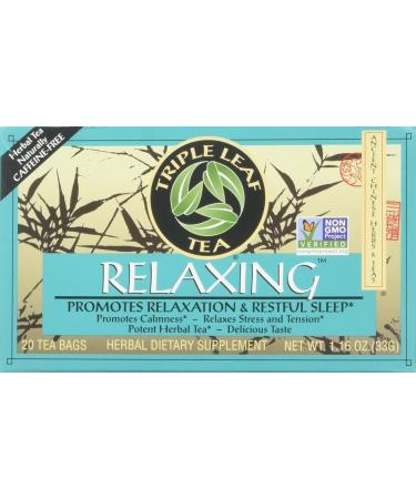Chinese Medicinal Tea-Relaxing Herbal Tea Triple Leaf Tea 20 Bag