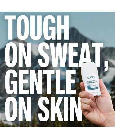 Carpe Underarm Antiperspirant and Deodorant Clinical strength with Mountain Breeze scent Combat excessive sweating Stay fresh and dry Great for hyperhidrosis (Pack of 3) Mountain Breeze 1.69 Fl Oz (Pack of 3) - Buy Online on SooperMarket.com