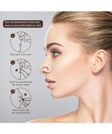 5 Pieces Nose Up Lifting Clips - Silicone Nose Bridge Slimming Beauty Tools for Women | International Shipping Available - Buy Online on SooperMarket.com
