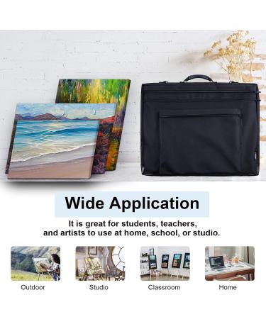 JJRING 24x36 Art Portfolio Tote Bag - Large Carrying Case with Shoulder Strap and Handle - Buy Online on SooperMarket.com