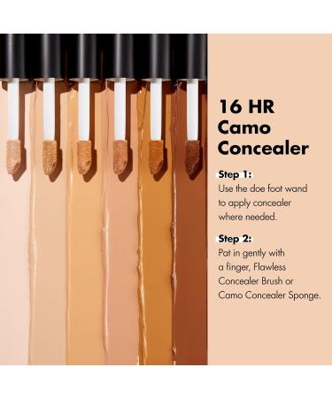 e.l.f. 16HR Camo Concealer (Light Ivory) + Instant Lift Brow Pencil (Neutral Brown) Light Ivory 6 ml (Pack of 1) Camo Concealer+ Brow Pencil - Buy Online on SooperMarket.com