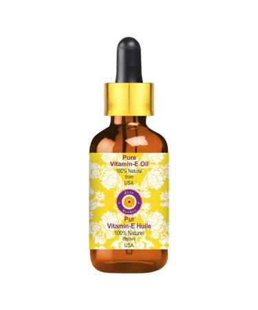 Deve Herbes Pure Vitamin E Oil with Glass Dropper 15ml (0.50 oz)