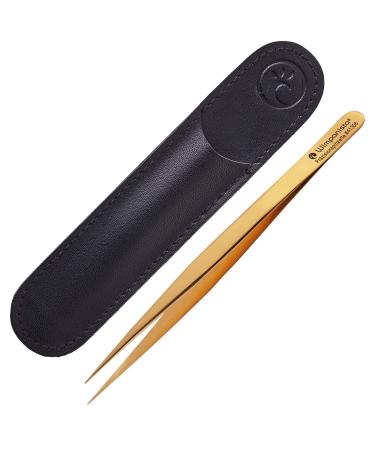 Eyelash tweezers precision tweezers - for eyelash extension with individual eyelashes - separating - #41308 - length 142mm