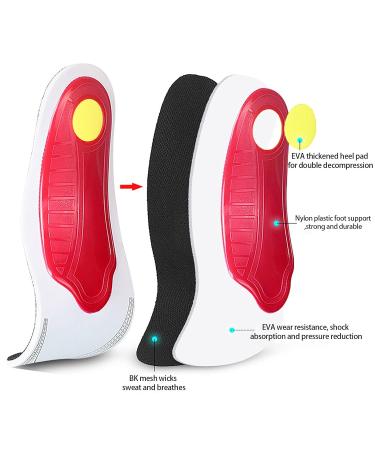 YUECI Orthopedic Insoles for Flat Feet & Plantar Fasciitis - Comfort Shoe Inserts for Men & Women - Buy Online on SooperMarket.com