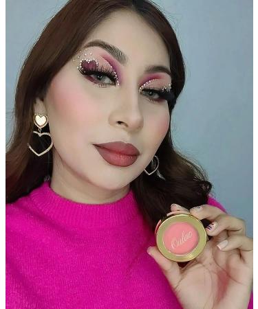 Oulac Rouge Powder Matt Blush - Super-Fine Vegan Formula Gentle Application Ideal for All Skin Types - 4.8g Forever Young - Buy Online on SooperMarket.com