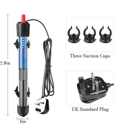 PYPABL Aquarium Heater Submersible Glass Heater 50W for 15-55L Fish and Turtle Tank - Buy Online on SooperMarket.com