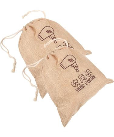 Baluue 4 Pcs Portable Drawstring Bag Drawstring Travel Pouch Storage Bag for Hair Dryer Hair Tool Bag Cloth - Buy Online on SooperMarket.com