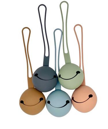 Blumie Silicone Travel Case for Pacifiers Storage Box (Clay)