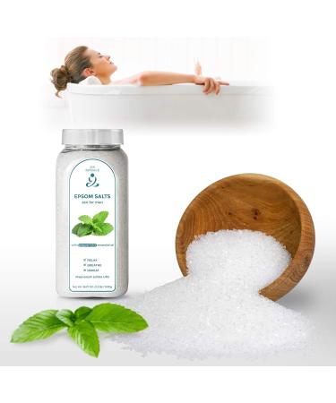 Zen Rituals Epsom Bath Salts - Peppermint Zen for Humans - 1 KG Pure Magnesium Sulfate - International Shipping Available - Buy Online on SooperMarket.com