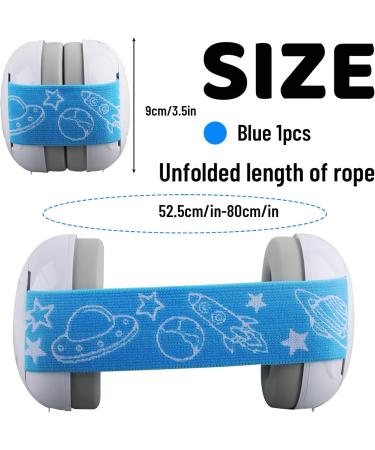 Waldspring Baby Headphones - Noise Protection for Loud Environments | Hearing Protection for Babies | Comfortable & Stylish Blue Design - Buy Online on SooperMarket.com
