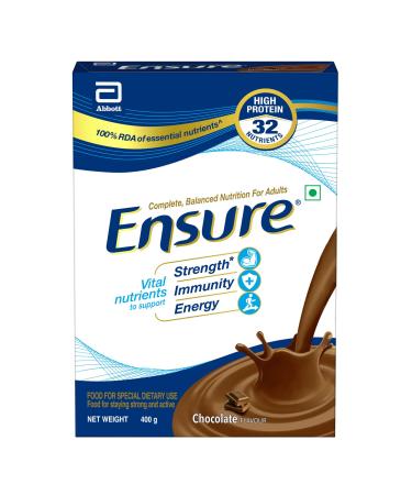 Abbott ensure Chocolate flavour 400gram low sugar previously know as glucerna sr