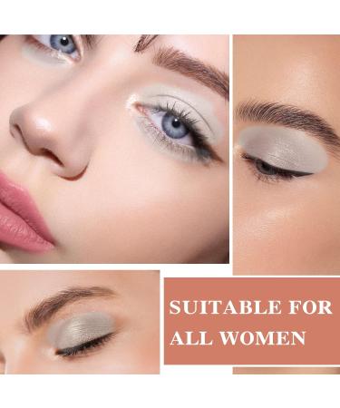 White Glitter Eyeshadow Stick Shimmer Durable Highlighter Eyeshadow Pencil Highly Pigmented Metallic Long Wear Waterproof Cream Eye Brightener Stick Eye Shadow Eyeliner Crayon Makeup Pen - Buy Online on SooperMarket.com
