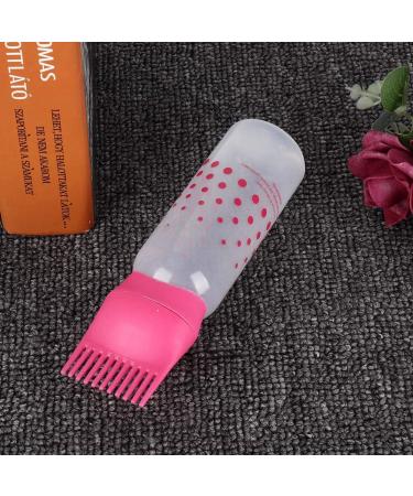 Hair Oil Applicator Brush & Dye Bottle with Comb - 170ml Professional & DIY Hair Color Tool (Rose Red) - International Shipping - Buy Online on SooperMarket.com