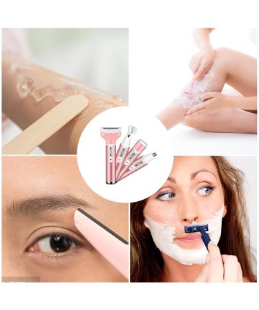 4-in-1 Portable Women's Electric Razor | Bexdug Body Shaver for Armpits Legs & Nose - Buy Online on SooperMarket.com