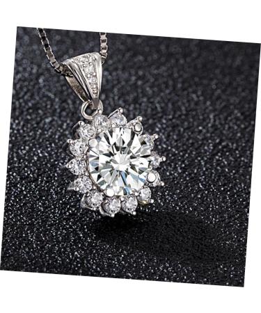 ABOOFAN 1pc Sun Petal Pendant Diamond Choker Necklace Rhienestone Necklace Crafts Making Material Alloy - Buy Online on SooperMarket.com