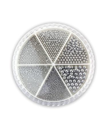 Nail Art Pearls - pearl silver 02 pearl silver