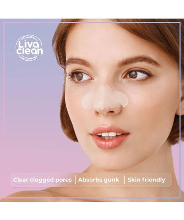 LivaClean 48 CT Hydrocolloid Nose Strips & Pimple Patches - Overnight Zit & Pore Treatment - Large Nose Pimple Patch for Oil Face - Hero Acne Nose Strip - Buy Online on SooperMarket.com