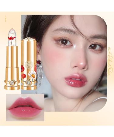 Crystal Flower Jelly Lipstick Set - 3 Colors | Color Changing Magic PH Lip Gloss | Waterproof Moisturizing Lip Balm Trio - Buy Online on SooperMarket.com