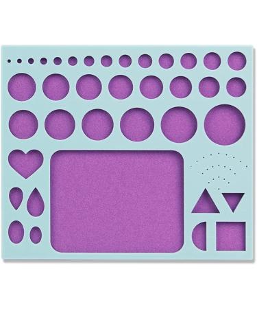 YURROAD 3 in 1 Paper Quilling Template Board | Quilling Knitting Cork Shape Mold DIY Tool - Buy Online on SooperMarket.com