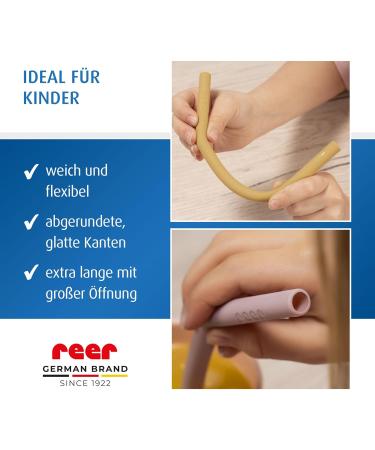 Shop Bright Silicone Straws for Toddlers & Kids | Set of 4 with Cleaning Brush | Safe for Ages 2+ - Buy Online on SooperMarket.com