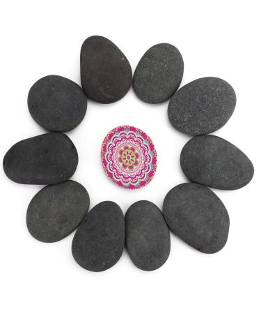 Smooth Painting Rock for Art Crafts and Decoration 3-4 inches - Pack of 12