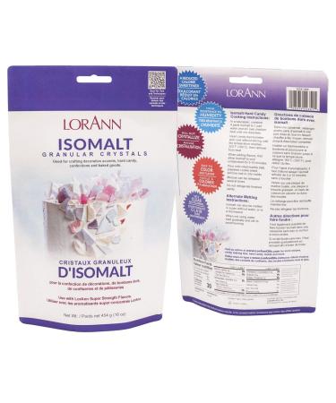 LorAnn Isomalt Granular - 1 lb | Premium Sugar Substitute for Baking and Candy Making - Buy Online on SooperMarket.com