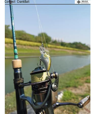BRILISLE Crankbait Snaps & Snap Clips for Bass Lures - Stainless Steel Duolock Fast Snaps - 45LB Tensile Strength - 50PCS - Buy Online on SooperMarket.com