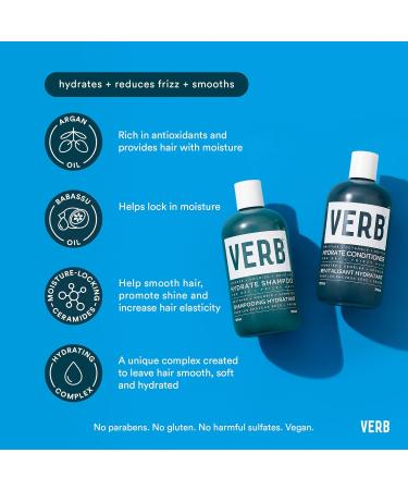 Verb Hydrate Shampoo + Hydrate Conditioner Duo - 12 oz / 355 ml (2 count) - Buy Online on SooperMarket.com