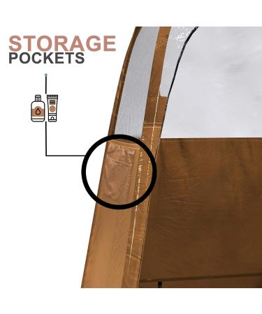 Shop Spray Tan Tent (Bronze) - Professional Pop-Up Booth Easy Setup No Logo Perfect for Sunless Tanning & Airbrush Art - Buy Online on SooperMarket.com
