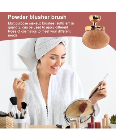Teksome Face Powder Brush | Blush Brush Makeup Brush - Setting Powder Brush Face Brushes Makeup Mushroom Head Brush for Setting Loose & Pressed Powder rose gold - Buy Online on SooperMarket.com