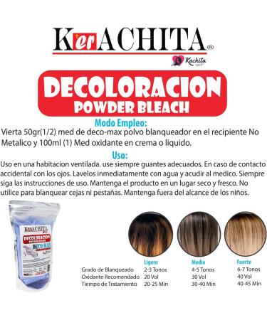 Professional Hair Lightener Powder Bleach for Highlights, Balayage, and Bleaching 1.05lb (475gr) Made in USA - Buy Online on SooperMarket.com