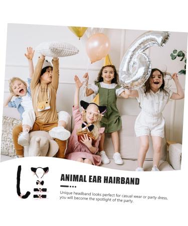 PLAFOPE 1 Set Cat Ears Headband Animals Ear Headband Animals Tail Prop Animal Cosplay Accessories Festival Tail Decor Costume Party Prop Party Decors Dress up Costume Animal Ear Hairband - Buy Online on SooperMarket.com